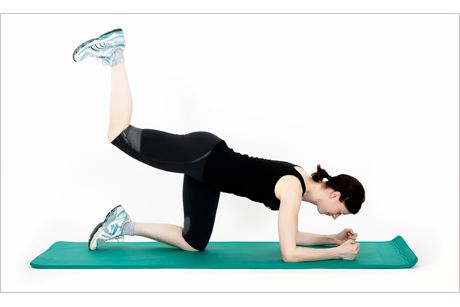 Fersenschub in Bankstellung