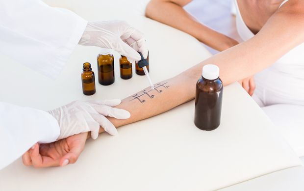 Durchführung eines Prick-Tests