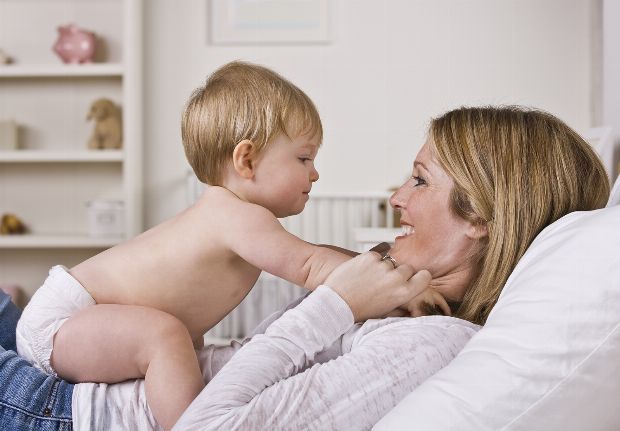 Mutter mit Baby