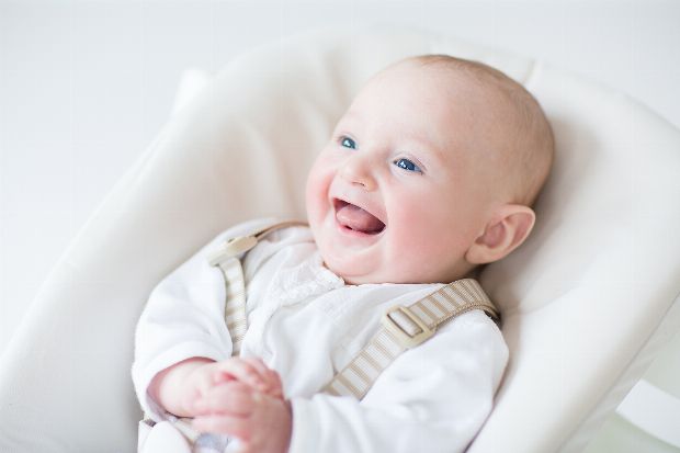 lächelndes Baby
