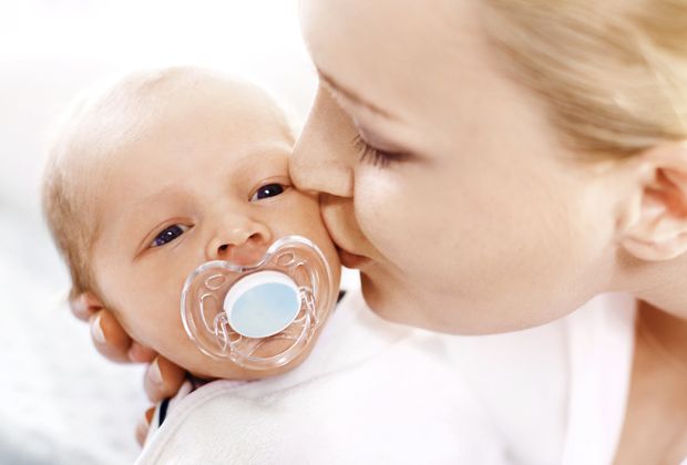 Baby mit Mama
