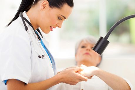 Bläschen auf der Hand - Dyshidrosis