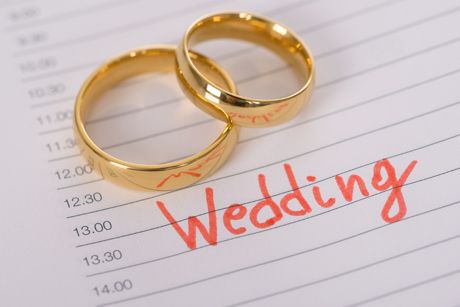 Hochzeitsvorbereitungen