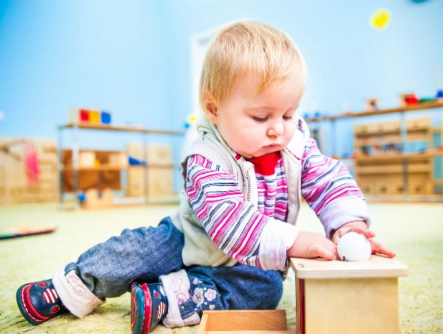 Kind im Kindergarten
