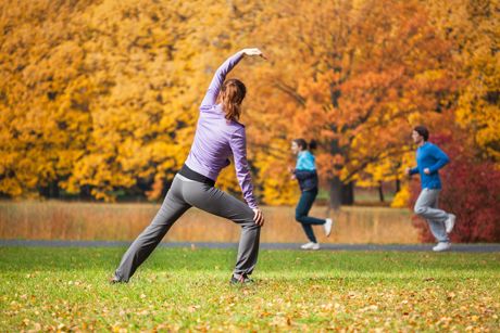 Mit Sport fit und gesund durch den Herbst