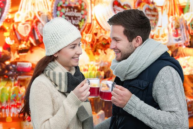 Glühwein trinken