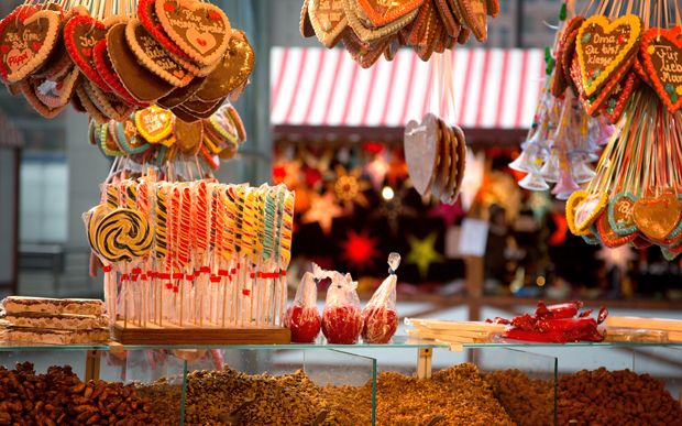 Süßigkeiten auf dem Christkindlmarkt