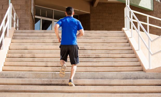 Treppensteigen als Fitnessübung Treppensteigen als Fitnessübung