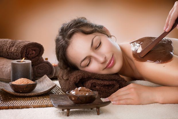 Beautybehandlung mit Schokolade