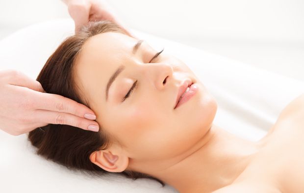 Gesichtsmassage