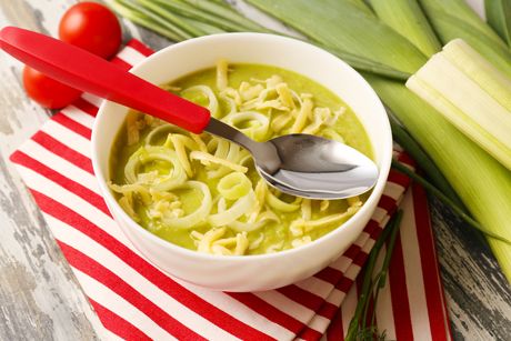 Lauchcremesuppe