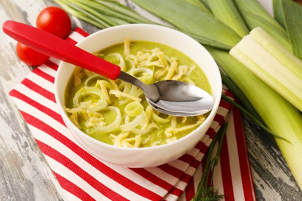 Lauchcremesuppe