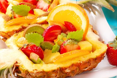 Exotischer Obstsalat