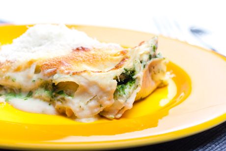Kartoffel-Lachs-Lasagne