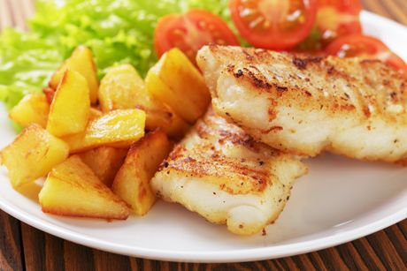 Kabeljau in Senfsauce