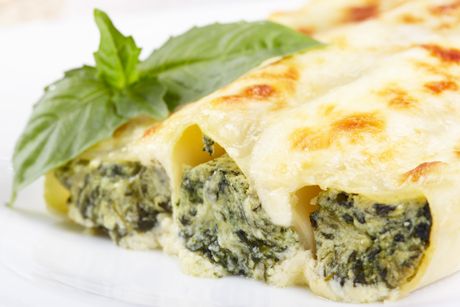 Cannelloni mit Spinat
