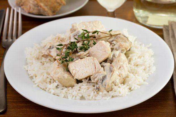 Geschnetzeltes Mit Champignons Und Sherry Auf Reis - Rezepte Suchen