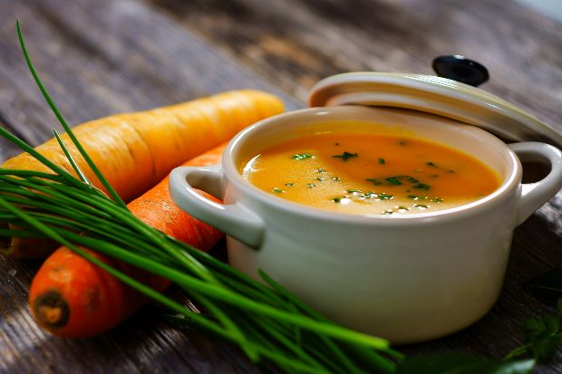 Schnelle Karotten-Orangen-Suppe