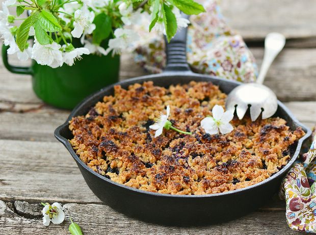Brombeer-Apfel-Crumble Brombeer-Apfel-Crumble