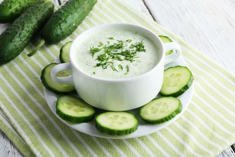 Gurkencremesuppe