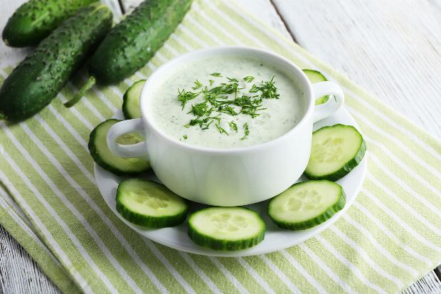 Gurkencremesuppe