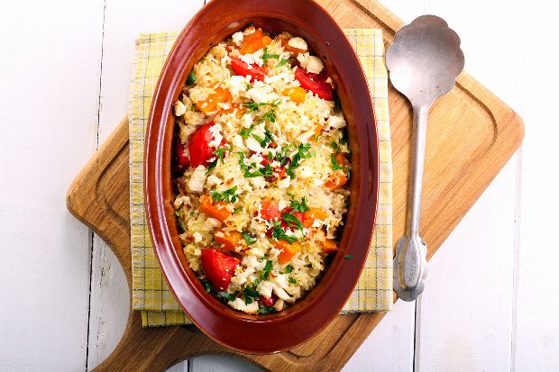 Tomatenreis gratiniert