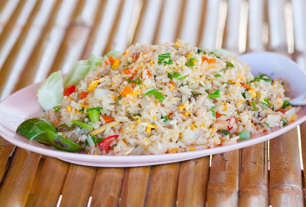 Reis mit Krabben und Gemüse Rezept
