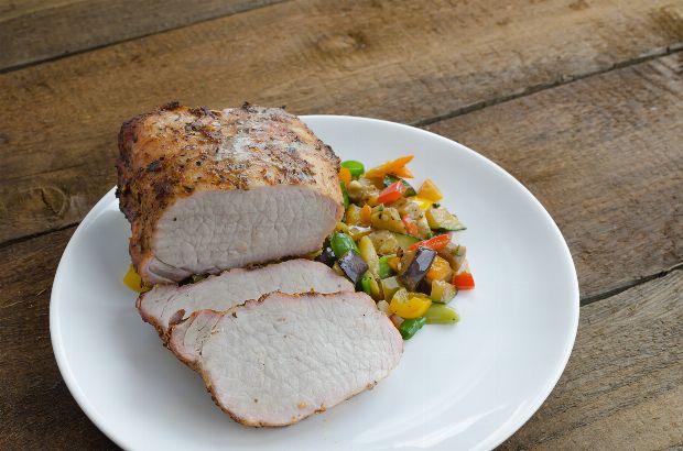 Schweinefilet mit Gemüse