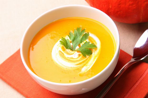 Kürbissuppe mit Kokos