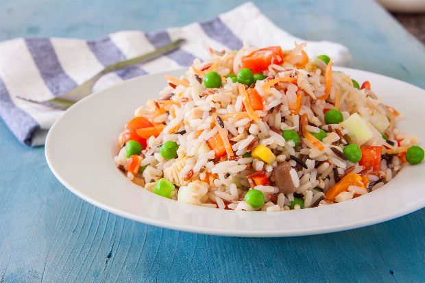 Reissalat mit Gemüse Rezept