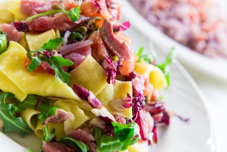 Nudeln mit Radicchio