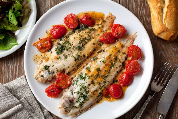 Seelachsfilet mit Tomaten Rezept