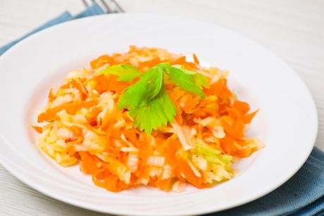 Apfel-Karotten-Snack