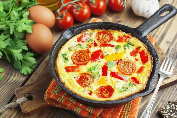 Tomatenomelett Tomatenomelett