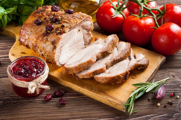 Schweinefilet mit Fruchtsauce