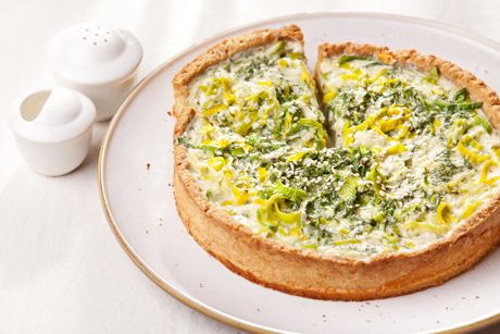 Quiche mit Mais und Lauch
