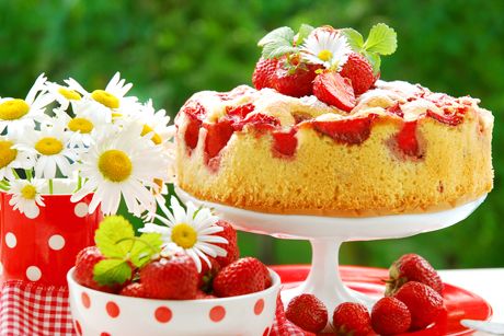 Erdbeerkuchen