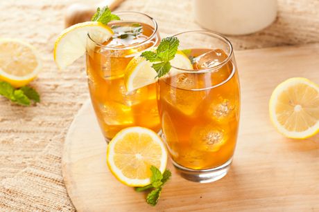 Koffeinfreier Eistee