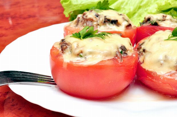 gefüllte Tomaten mit Tofu
