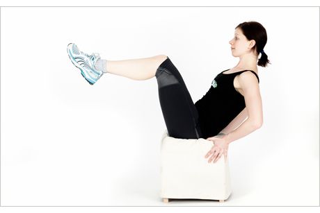 Balance-Crunch im Sitzen
