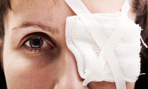 Verband Auge