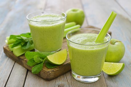 veganer Früchte-Gemüse-Smoothie