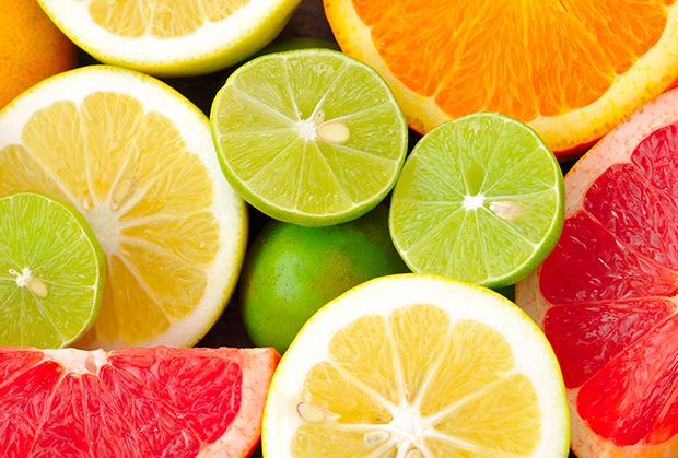 Vitamin C haltige Zitrusfrüchte