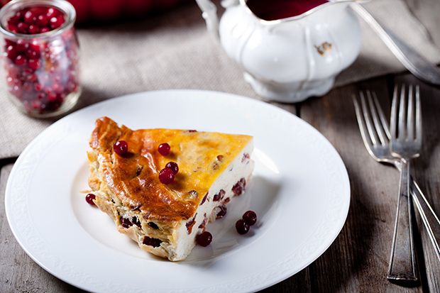 Topfentorte mit Cranberries Topfentorte mit Cranberries