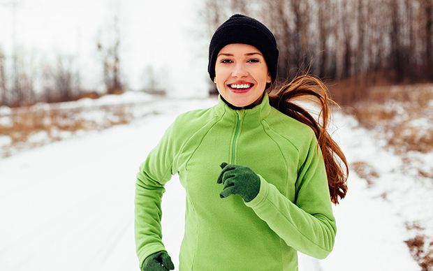 Joggen im Winter