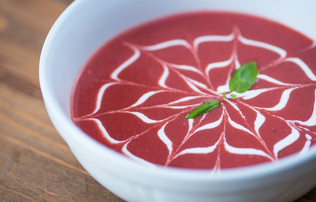 Vegane Rote-Rüben-Suppe