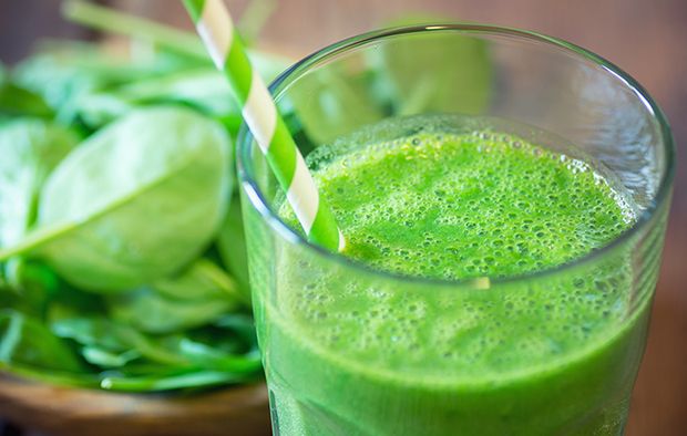 Orangen-Spinat-Smoothie