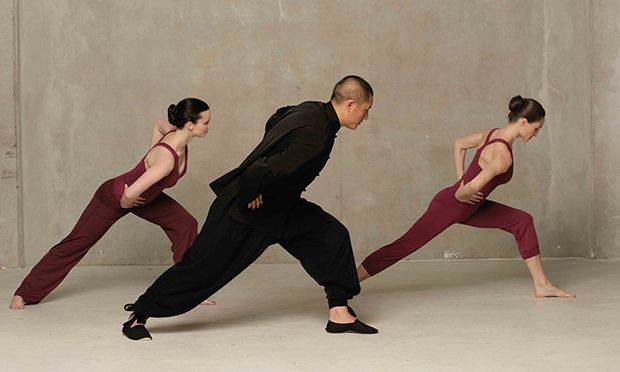 Tulku Lobsang bei Übung