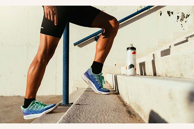 Treppensteigen ist nicht nur gesund, diese kann auch für Fitnessübungen genutzt werden.
