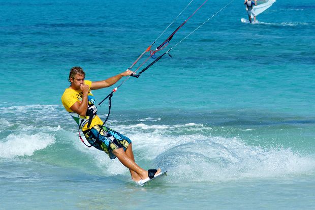 Trendsport Kitesurfen